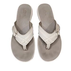 Cloudsteppers Ivory Sandals Women’s 8M Coastal Comfort